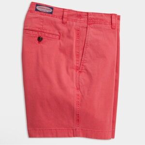 Vineyard Vines 7 Inch Island Shorts size 34 Sailors Red New